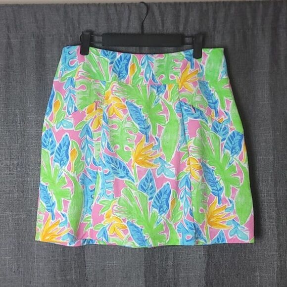 IBKUL Tropical Print Skort - Picture 1 of 7